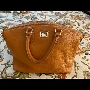 Dooney & Bourne domed leather satchel